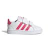 Adidas Neo GRAND COURT Cushioning Low top Skateboard Shoes White Pink Infant And Toddler EG3815