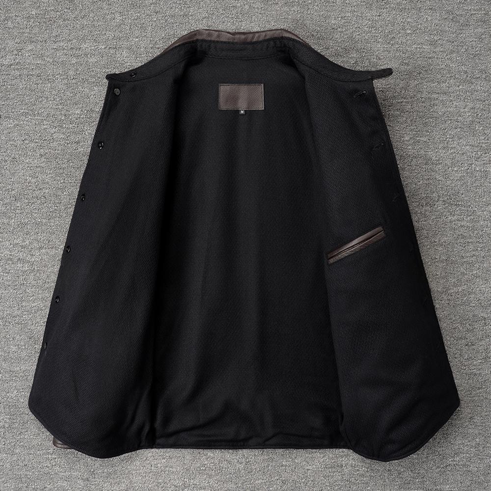 Gatekeeper Jackets Genuine Cow Leather Jacket Men Spring Autumn Coats Men's Cohiwde Jackets