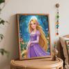 Disney Rapunzel Oil Paint by Numbers Painting Kit Hand Painted Home Decor Gift