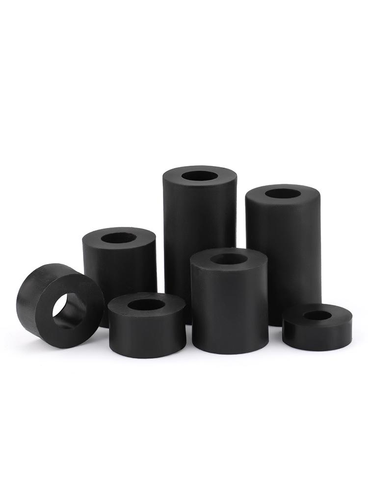 Black ABS Straight-Through Insulating Spacer Sleeve for M2.5-M14