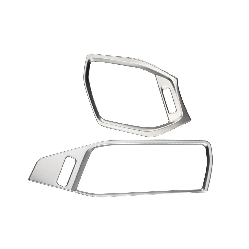 

Car Front Side Air Vent Cove Trim for Ford Focus 4 MK4 2019-2026 LHD AC Outlet Frame Interior Accessories 2pcs Stainless Steel