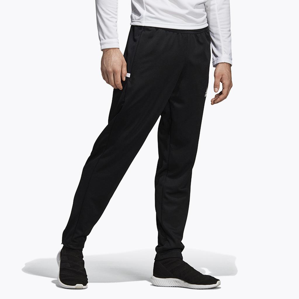 Adidas T19 Outdoor Running Casual Knit Pants Men Bottoms Black DW6862