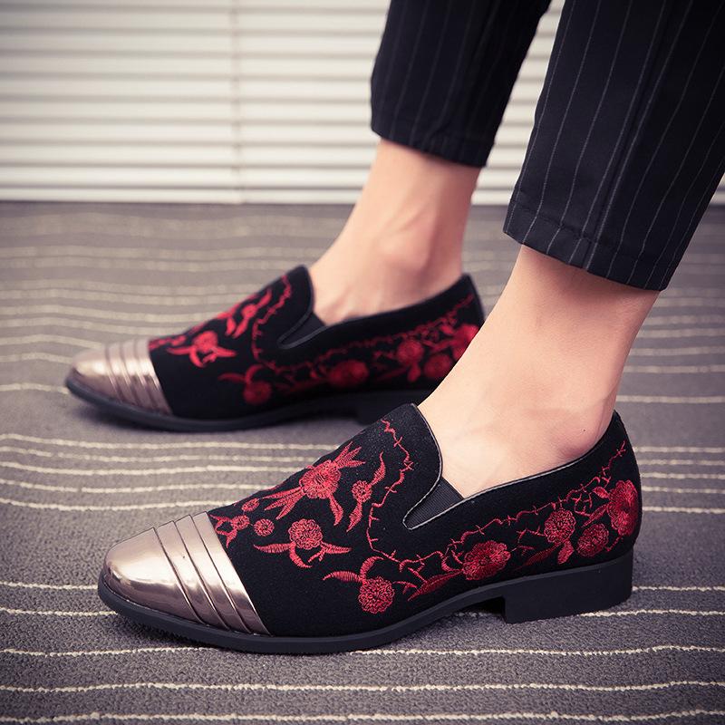 

Новые модные мужские бархатные туфли с золотым верхом и металлическим носком, итальянские мужские туфли, туфли ручной работы, туфли-лоферы для вечеринок на плоской подошве Zapatos 39