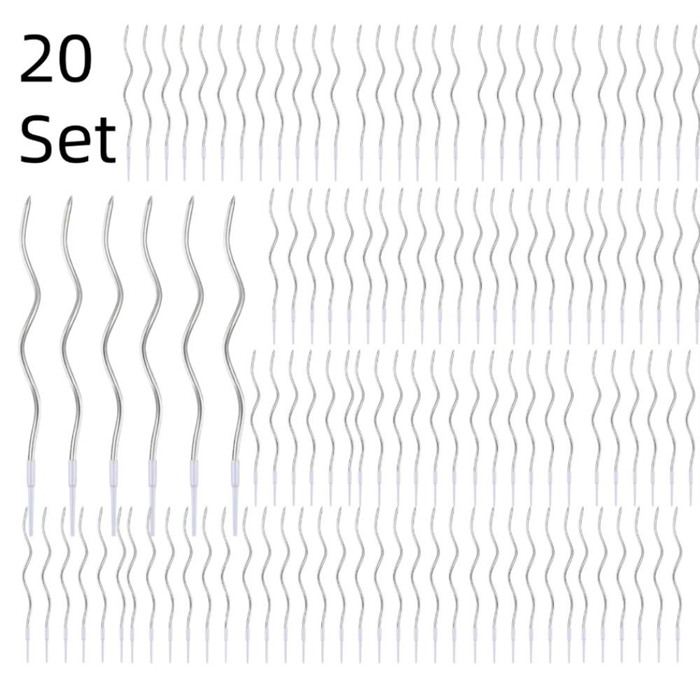 6/pcs10/20setBirthday Candles Spiral Cake Candles Long Thin Cake Candles For Wedding Party And Cake Decoration