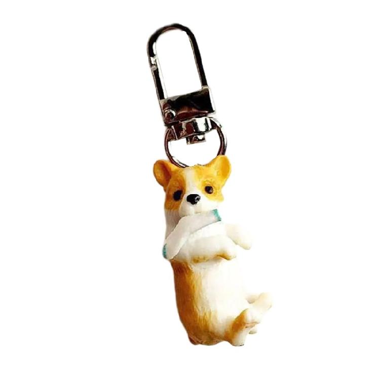 Cartoon Cat Dog Keychain Pendant Hangings Decoration Bag Backpack Bag Charm