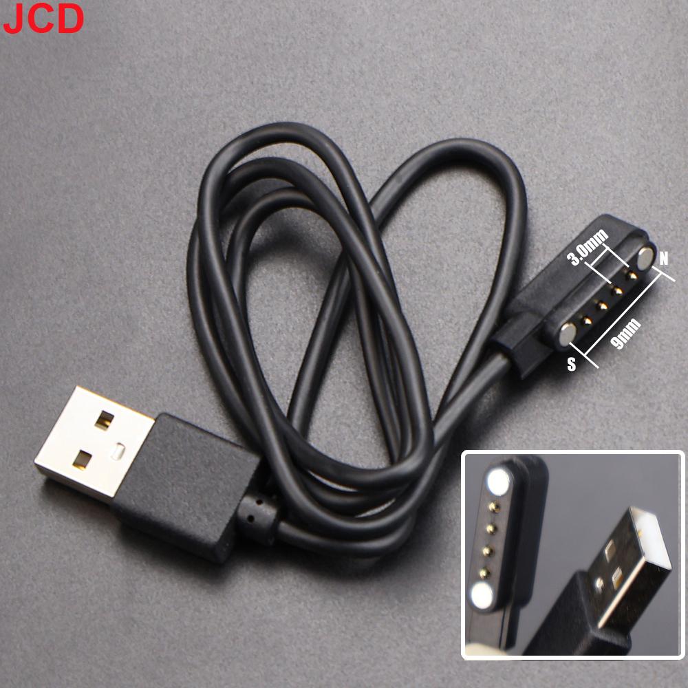 1PC Magnetic Charge Charging Cable For Smart Watch For 2/4Pin 2.5/2.8/3/4/7.62/8/9mm Distances USB Type-C Power Charger Cables