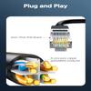 Ethernet Splitter, RJ45 1 Male to 4 x Female LAN Ethernet Splitter Adapter Cable Suitable Super Cat5,Cat5e,Cat6,Cat7 LAN Adapter