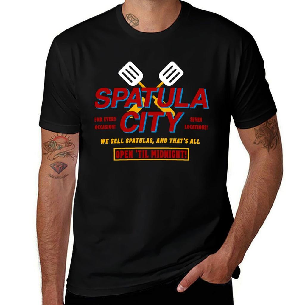 Spatula City Tshirt Basic Casual Wear Short Sleeve Top