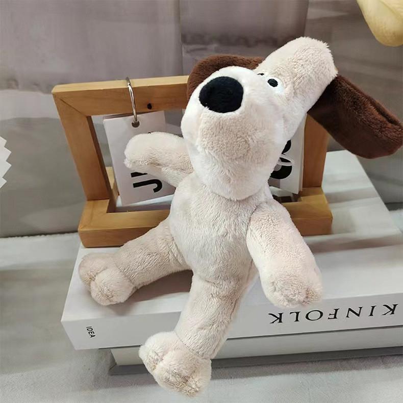 Wallace Keychain Gromit Cute Cartoon Girl Backpack Hanging Plush Doll Gifts
