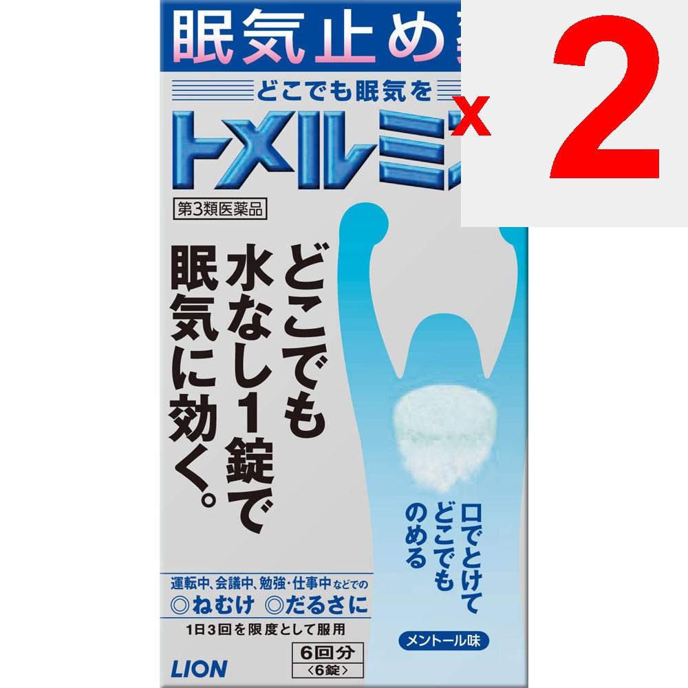 LION Tomelmin 6 tablets Anti-sleepiness agent Anti-sleepiness agent Efficacy: Removal of drowsiness and fatigue Anti-sleepiness agent