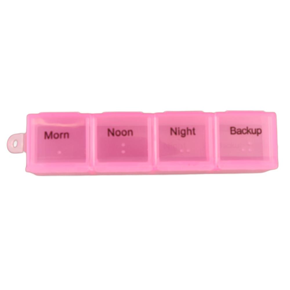 8pcs Assorted Colors Medicine Organizer Box 28 Compartments Daily Medication Organizer  Home Storage