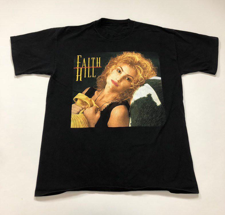 Faith Hill Star For Fans Heavy Cotton Black All Size Men Women T Shirt CM694