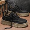 Low-top Leather Martin Trendy Shoes Men's Sports and Leisure Shoes Men's British Style Autumn Tooling Men's Shoes 2024 New