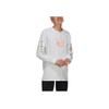 Adidas Originals Always Original Graphic Sleeve Logo Print Round Neck Pullover Sports Loose Long Sleeve T-Shirt Women Tops White HN6339