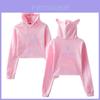 Bts Bangtan Boys Love Yourself Tear Navel Hoodie With Cute Cat Ear Design In Multiple Color Options