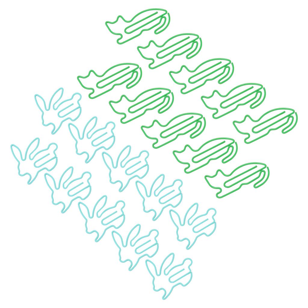 100 Pcs Cute Paper Clips Animal Shaped Fun Bookmark Document Organizing Clips Funny Bookmark Planner