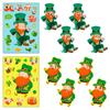 6 Sheets Per Pack Self-Created St. Patrick'S Day Self-Diy Cute Wind Parent-Child Interaction Baby Puzzle Change
