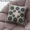 Bohemian Floral Print Pillow Covers Pattern Cushion Cover Suitable for Sofa Bedroom Car Pillow Cover