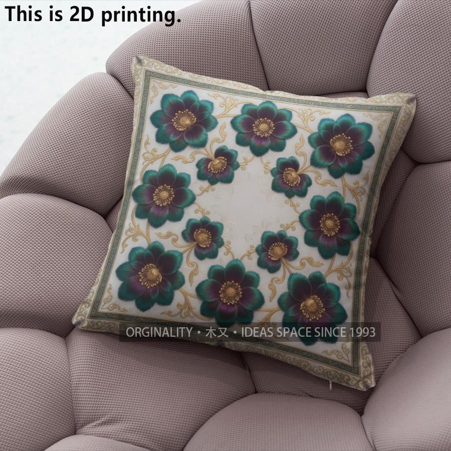 Bohemian Floral Print Pillow Covers Pattern Cushion Cover Suitable for Sofa Bedroom Car Pillow Cover