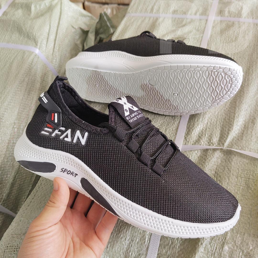 Men s shoes new spring and summer fly-woven breathable sports shoes running casual mesh shoes 39