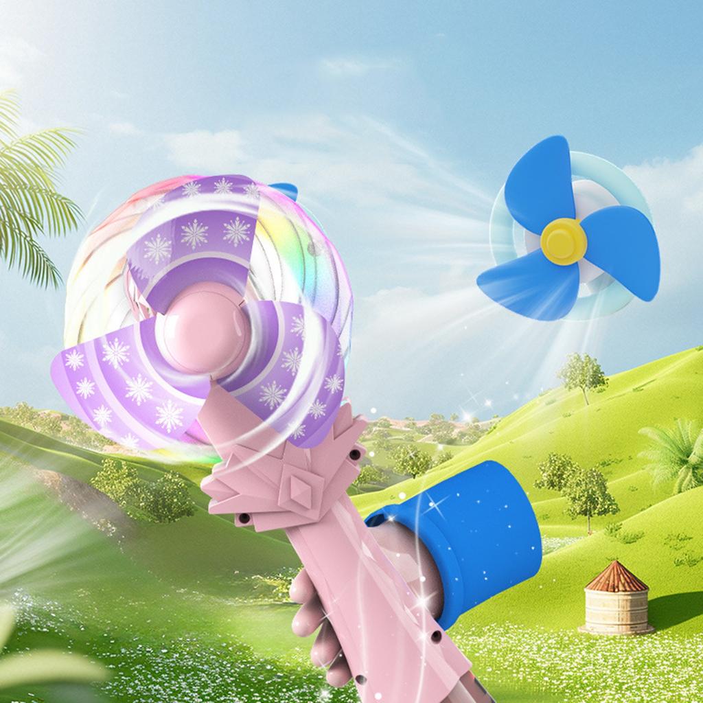 Children's Toy Bubble Machine Lollipop Windmill Handheld Electric Bubble Stick Automatic Bubble Blowing