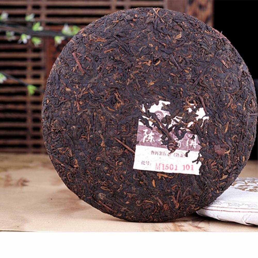 Pu'er Tea Cake 357g Natural Herbal Detox Energy Boost Aged Pu'er for Men Women
