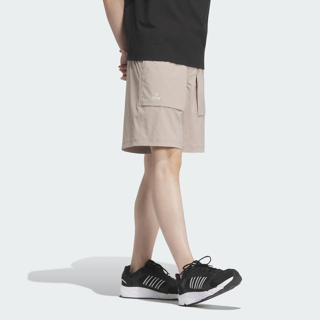 Adidas Water-Repellent Sports Casual Shorts Men Bottoms Vapor-Grey JN9453