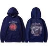 Felpa Tour 1993 Rock Band Alice in Chains Uomo Donna Casual Pile Cotone Tuta Uomo Felpe con Cappuccio Oversize Gothic Punk