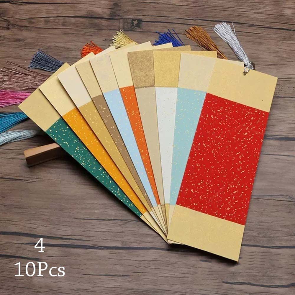 5/10Pcs Creative Xuan Paper Bookmarks Funny DIY Separator Pages Tags Stationery Hand-painted School Office Supplies