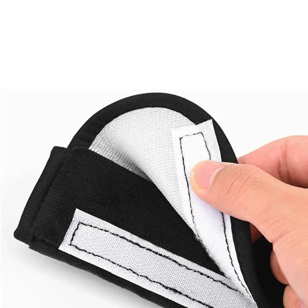 2PCS Adjustable Car Seat Belt Cover Soft Chest Protection Car Styling Seat Belt Cover Black Neck Support Safety Belt Pad