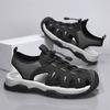 Summer Men Sandals Genuine Leather Mens Casual Shoes Outdoor Men Leather Sandals for Men Beach Shoes Roman mens Shoes