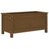 Plant Pot Honey Brown 82.5 X 40 X 39 Cm Solid Pine Wood