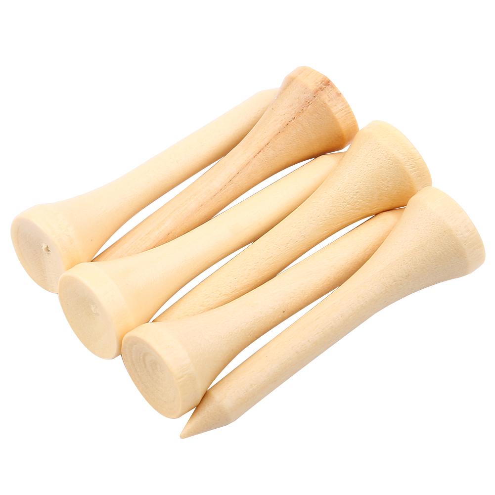 Wooden Environment Friendly Golf Tees 100pcs 1 Pack (4.2cm)