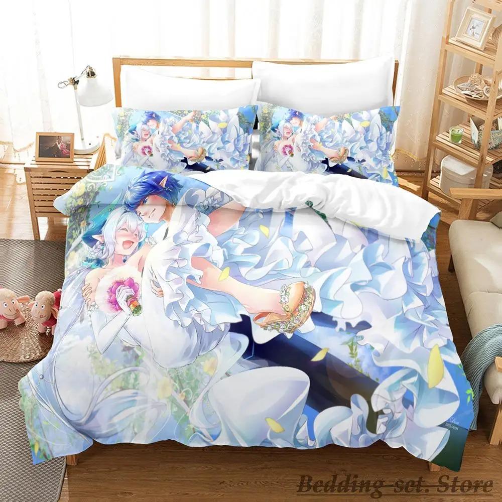 Coolt Spel Elsword Sängklädesset Enkelt Twin Full Queen King Size Sängset Vuxen Barn Sovrum Påslakan Set Anime sängkläder Säng