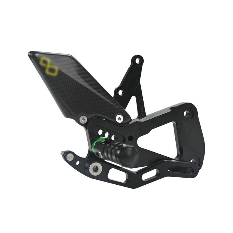 Motorcycle FOOTBOARDS For SUZUKI GSXR-1000 2017-2024 Rear Sets Heighten Pedal Adjustable Rearsets FootPegs Shift Lever Brake