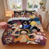 One Piece Bedding 3 Piece Set HD Print Duvet Cover Pillowcases for Teens Adult Bedroom Decoration Christmas Gift C352