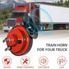 12V 300DB Super Loud Car Horn Electric Snail Train Horns Signal Trucks Marine Boat Motorcycles Automotive Loudspeaker Waterproof