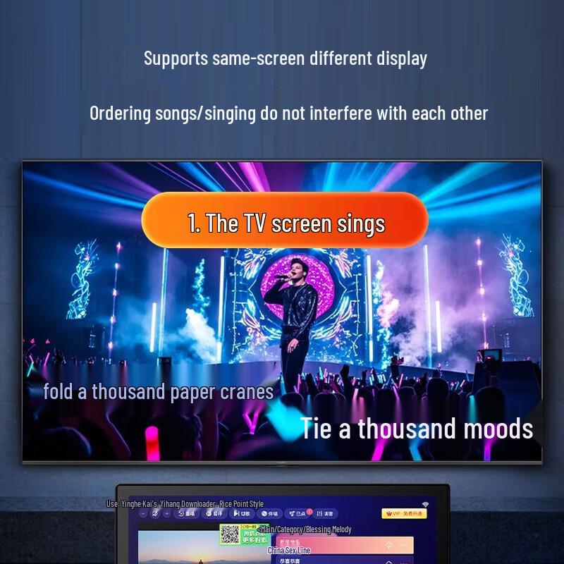 Shanshui C6 Plus Portable KTV Karaoke Speaker System CN Plug (adapter Included)