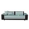 Summer New Light Luxury Ice Rattan Mat Sofa Cushion Cover Cloth Summer Ice Silk Mat Fixed Non-Slip Seat Cushion