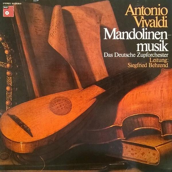 

LP Record ANTONIO VIVALDI - DAS DEUTSCHE ZUPF - Mandolinen-musik 20225399 BASF 1975 Germany Classical Used