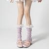 Cotton Knee High Ruffle Socks Ballet Style Ballet Calf Long Socks Fashion Sweet Leg Warmer  Women