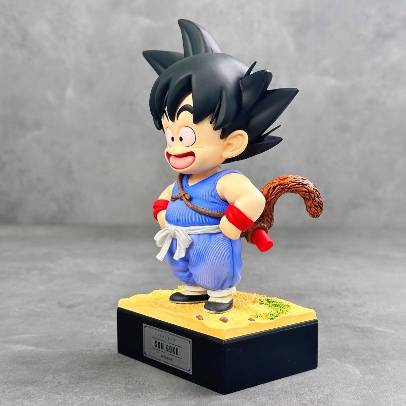 17cm Dragon Ball Goku Krillin Figure PVC Anime Model Collectible Statue Ornament Toy Birthday Gift