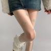 Ultra-Thin Black & White Rhinestone Net Stockings for Women - Sexy, Trendy JK Style Pantyhose for Spring & Summer
