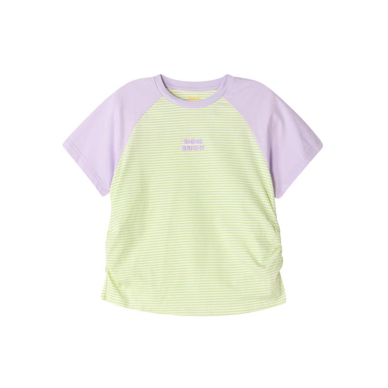 Disa Girls  Color-Block Raglan Short Sleeve T-Shirt 130