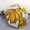 1pc Pineapple Cats Automatic Open/close Folding Compact Umbrella, 8 Rib Sturdy Canopy, Lightweight Portable, Everyday Use, Gift,,086