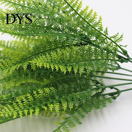 Faux Plant Simulation DIY 7 Branches Plastic 49 Refreshing Leaves Fake Greenery Fern Home Supplies Realistic Appearance