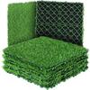 Durable Golf Practice Mat 30x30cm, Self-Draining Artificial Grass Turf for Home Backyard & Indoor Training