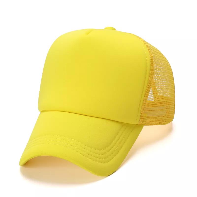 OEM 5 Panel Sport Cap Gorras Foam Mesh Trucker Hat Custom Logo Design Pattern 3D Embroidery Sublimation Print Promotional Hat