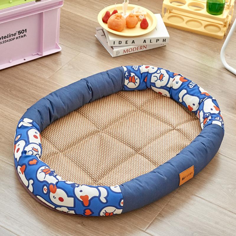 Summer Cooling Pet Dog Mat Ice Pad Dog Sleeping Square Mats for Dogs Cats Pet Kennel Top Quality Cool Cold Silk Dog Bed