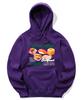 Absorption Seafood Graphic Hoodie - Purple
